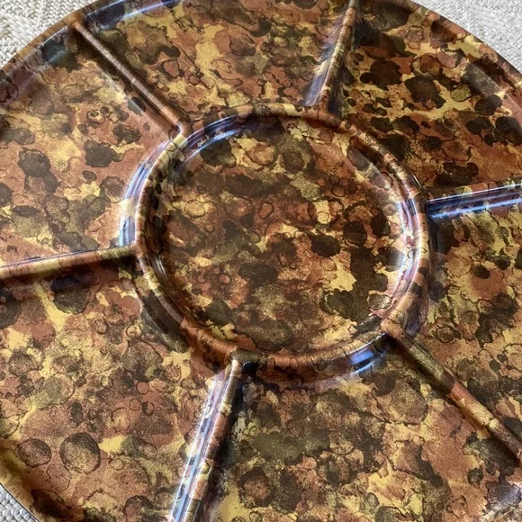 LARGE 18” Hollywood Regency Charcuterie Tray. Crafted in USA. - Picture 4 of 4